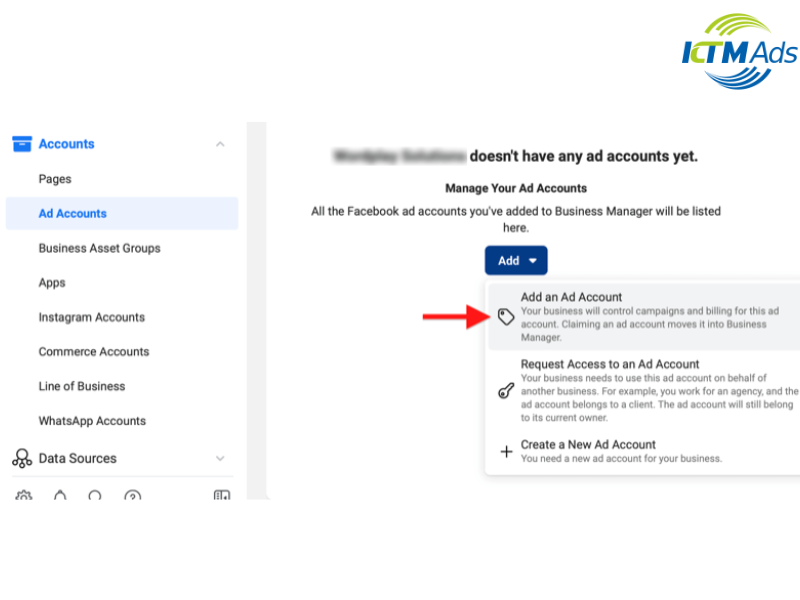 How to add an ad account to Business Manager